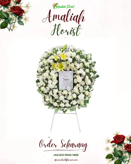 Krans Bunga Duka Kecubung